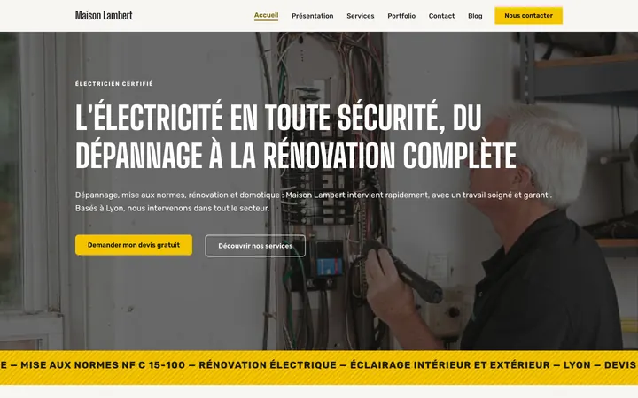 Anteprima reale dello stile Cantiere