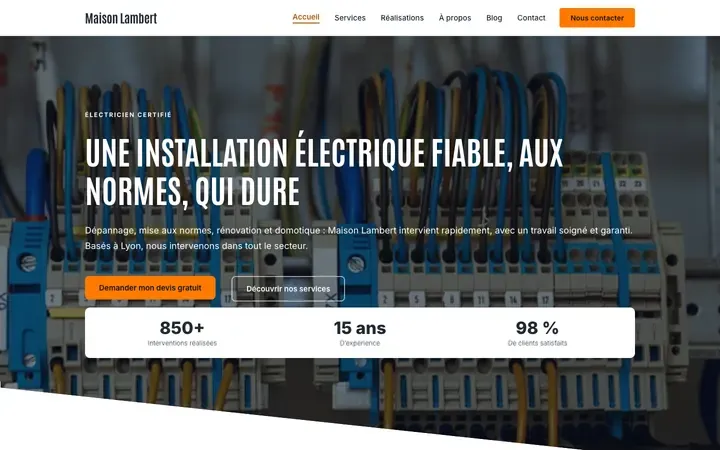 Anteprima reale dello stile Costruttore